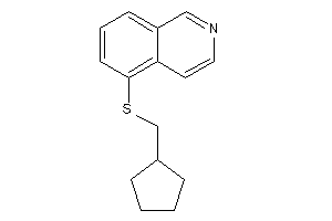 5-(cyclopentylmethylthio)isoquinoline