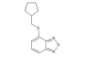 4-(cyclopentylmethylthio)benzofurazan