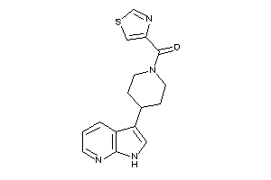 Image of [4-(1H-pyrrolo[2,3-b]pyridin-3-yl)piperidino]-thiazol-4-yl-methanone