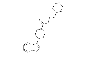 1-[4-(1H-pyrrolo[2,3-b]pyridin-3-yl)piperidino]-2-(tetrahydropyran-2-ylmethoxy)ethanone