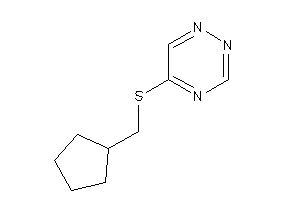 5-(cyclopentylmethylthio)-1,2,4-triazine