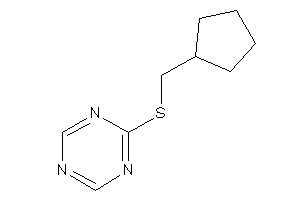2-(cyclopentylmethylthio)-s-triazine