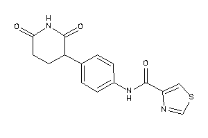 N-[4-(2,6-diketo-3-piperidyl)phenyl]thiazole-4-carboxamide