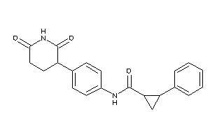 N-[4-(2,6-diketo-3-piperidyl)phenyl]-2-phenyl-cyclopropanecarboxamide