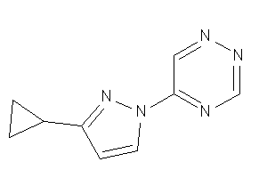 5-(3-cyclopropylpyrazol-1-yl)-1,2,4-triazine