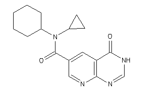 Image of N-cyclohexyl-N-cyclopropyl-4-keto-3H-pyrido[2,3-d]pyrimidine-6-carboxamide