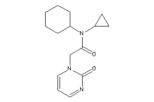 N-cyclohexyl-N-cyclopropyl-2-(2-ketopyrimidin-1-yl)acetamide