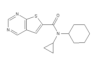 N-cyclohexyl-N-cyclopropyl-thieno[2,3-d]pyrimidine-6-carboxamide