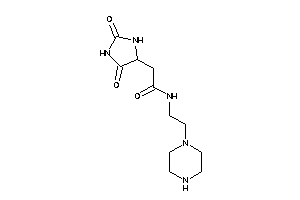 2-(2,5-diketoimidazolidin-4-yl)-N-(2-piperazinoethyl)acetamide