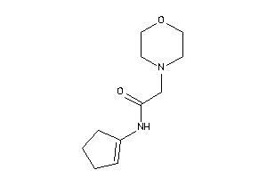 N-cyclopenten-1-yl-2-morpholino-acetamide