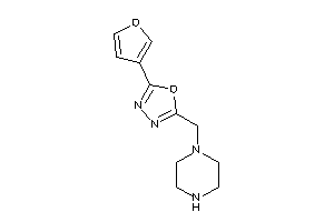 2-(3-furyl)-5-(piperazinomethyl)-1,3,4-oxadiazole