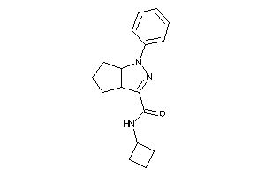 N-cyclobutyl-1-phenyl-5,6-dihydro-4H-cyclopenta[c]pyrazole-3-carboxamide