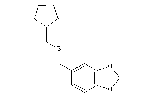 5-[(cyclopentylmethylthio)methyl]-1,3-benzodioxole