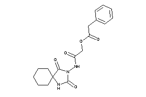 2-phenylacetic Acid [2-[(2,4-diketo-1,3-diazaspiro[4.5]decan-3-yl)amino]-2-keto-ethyl] Ester