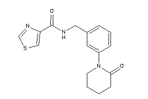 N-[3-(2-ketopiperidino)benzyl]thiazole-4-carboxamide