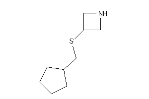 3-(cyclopentylmethylthio)azetidine