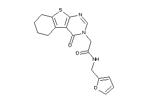 N-(2-furfuryl)-2-(4-keto-5,6,7,8-tetrahydrobenzothiopheno[2,3-d]pyrimidin-3-yl)acetamide