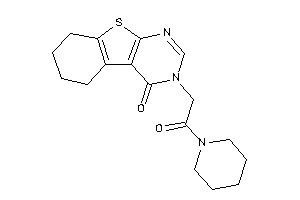 3-(2-keto-2-piperidino-ethyl)-5,6,7,8-tetrahydrobenzothiopheno[2,3-d]pyrimidin-4-one