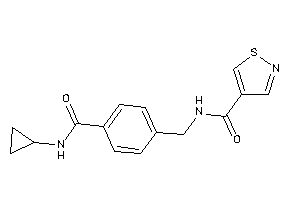 N-[4-(cyclopropylcarbamoyl)benzyl]isothiazole-4-carboxamide