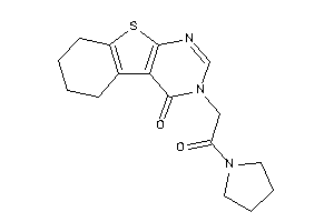 3-(2-keto-2-pyrrolidino-ethyl)-5,6,7,8-tetrahydrobenzothiopheno[2,3-d]pyrimidin-4-one