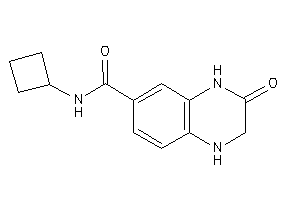 Image of N-cyclobutyl-3-keto-2,4-dihydro-1H-quinoxaline-6-carboxamide
