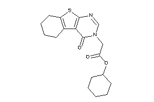 2-(4-keto-5,6,7,8-tetrahydrobenzothiopheno[2,3-d]pyrimidin-3-yl)acetic Acid Cyclohexyl Ester