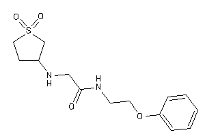 2-[(1,1-diketothiolan-3-yl)amino]-N-(2-phenoxyethyl)acetamide