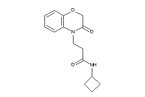 N-cyclobutyl-3-(3-keto-1,4-benzoxazin-4-yl)propionamide