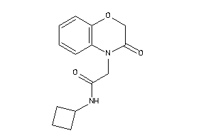 N-cyclobutyl-2-(3-keto-1,4-benzoxazin-4-yl)acetamide