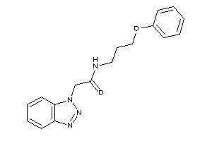 2-(benzotriazol-1-yl)-N-(3-phenoxypropyl)acetamide