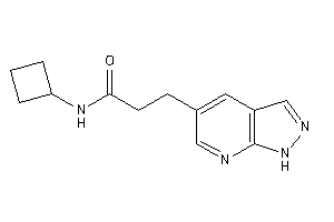 Image of N-cyclobutyl-3-(1H-pyrazolo[3,4-b]pyridin-5-yl)propionamide