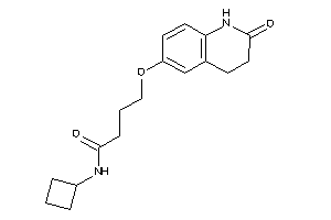 Image of N-cyclobutyl-4-[(2-keto-3,4-dihydro-1H-quinolin-6-yl)oxy]butyramide