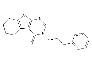 3-(3-phenylpropyl)-5,6,7,8-tetrahydrobenzothiopheno[2,3-d]pyrimidin-4-one