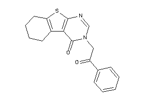 Image of 3-phenacyl-5,6,7,8-tetrahydrobenzothiopheno[2,3-d]pyrimidin-4-one