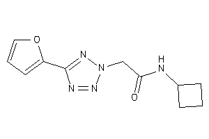 N-cyclobutyl-2-[5-(2-furyl)tetrazol-2-yl]acetamide