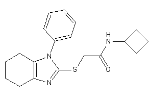 N-cyclobutyl-2-[(1-phenyl-4,5,6,7-tetrahydrobenzimidazol-2-yl)thio]acetamide