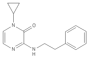 1-cyclopropyl-3-(phenethylamino)pyrazin-2-one