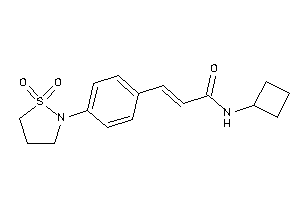 N-cyclobutyl-3-[4-(1,1-diketo-1,2-thiazolidin-2-yl)phenyl]acrylamide