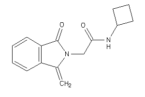 N-cyclobutyl-2-(1-keto-3-methylene-isoindolin-2-yl)acetamide