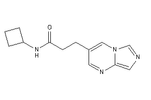 Image of N-cyclobutyl-3-imidazo[1,5-a]pyrimidin-3-yl-propionamide
