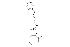 2-(2-ketoazocan-1-yl)-N-(3-phenoxypropyl)acetamide