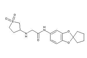 2-[(1,1-diketothiolan-3-yl)amino]-N-spiro[1,3-benzodioxole-2,1'-cyclopentane]-5-yl-acetamide