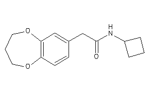 N-cyclobutyl-2-(3,4-dihydro-2H-1,5-benzodioxepin-7-yl)acetamide