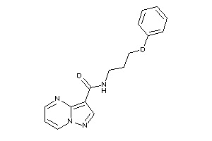 N-(3-phenoxypropyl)pyrazolo[1,5-a]pyrimidine-3-carboxamide