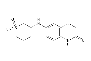 7-[(1,1-diketothian-3-yl)amino]-4H-1,4-benzoxazin-3-one