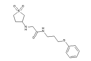 2-[(1,1-diketothiolan-3-yl)amino]-N-[3-(phenylthio)propyl]acetamide