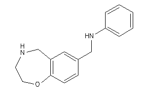 Phenyl(2,3,4,5-tetrahydro-1,4-benzoxazepin-7-ylmethyl)amine