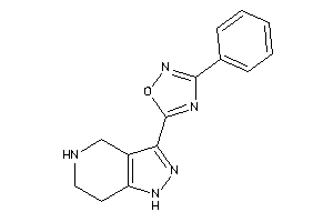 3-phenyl-5-(4,5,6,7-tetrahydro-1H-pyrazolo[4,3-c]pyridin-3-yl)-1,2,4-oxadiazole