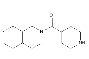 3,4,4a,5,6,7,8,8a-octahydro-1H-isoquinolin-2-yl(4-piperidyl)methanone