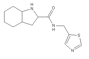 N-(thiazol-5-ylmethyl)-2,3,3a,4,5,6,7,7a-octahydro-1H-indole-2-carboxamide